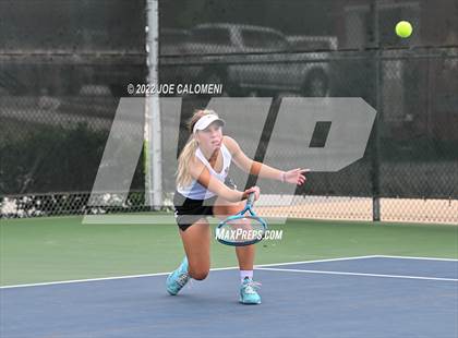 Thumbnail 2 in Queen City vs New Waverly (UIL 3A Girls Singles State Finals) photogallery.