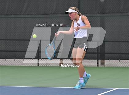 Thumbnail 3 in Queen City vs New Waverly (UIL 3A Girls Singles State Finals) photogallery.