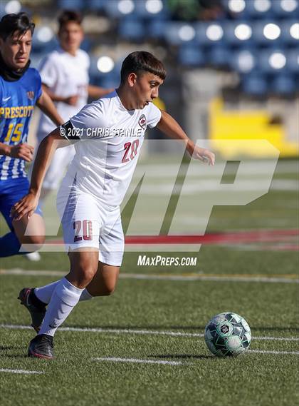 Thumbnail 3 in Prescott vs. Walden Grove (AIA 4A Semifinal) photogallery.