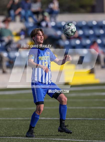 Thumbnail 2 in Prescott vs. Walden Grove (AIA 4A Semifinal) photogallery.