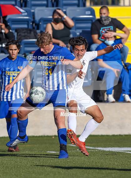 Thumbnail 3 in Prescott vs. Walden Grove (AIA 4A Semifinal) photogallery.