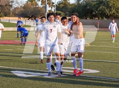 Thumbnail 2 in Prescott vs. Walden Grove (AIA 4A Semifinal) photogallery.