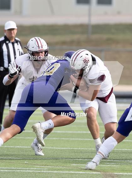 Thumbnail 2 in Shiner @ Iola (UIL 2A D2 Football Regional Semifinal) photogallery.