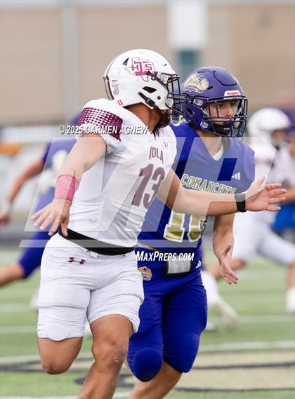 Thumbnail 3 in Shiner @ Iola (UIL 2A D2 Football Regional Semifinal) photogallery.