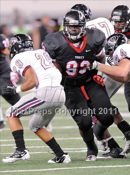 Thumbnail 1 in Trinity vs. Pearland (UIL 5A Division 1 Final) photogallery.