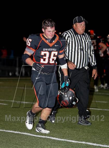 Thumbnail 3 in Edwardsville vs. East St. Louis photogallery.