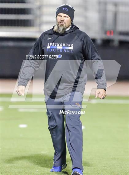 Thumbnail 1 in Springboro @ Dublin Jerome (OHSAA DI Quarterfinal) photogallery.