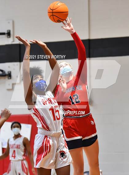 Thumbnail 1 in Davidson Day @ The Burlington School (NCISAA 2A Final) photogallery.