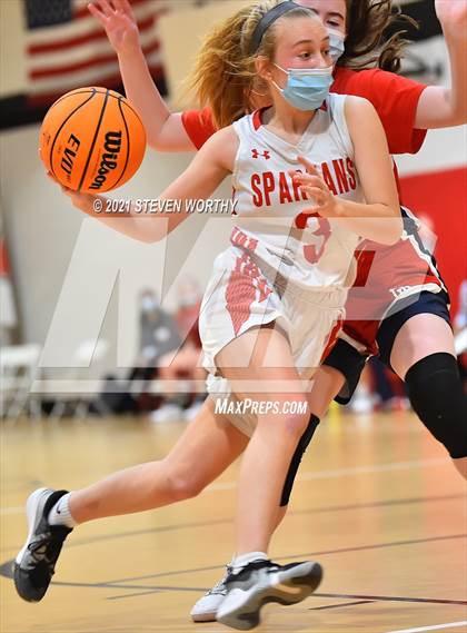 Thumbnail 1 in Davidson Day @ The Burlington School (NCISAA 2A Final) photogallery.