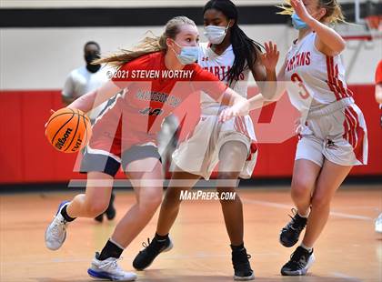 Thumbnail 1 in Davidson Day @ The Burlington School (NCISAA 2A Final) photogallery.