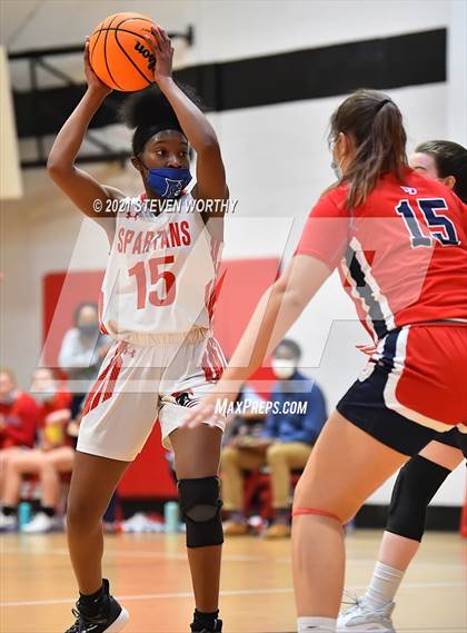 Thumbnail 1 in Davidson Day @ The Burlington School (NCISAA 2A Final) photogallery.
