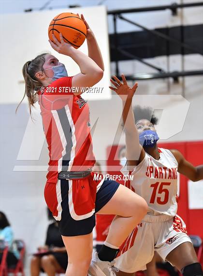 Thumbnail 3 in Davidson Day @ The Burlington School (NCISAA 2A Final) photogallery.