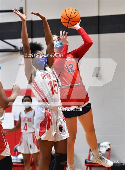 Thumbnail 3 in Davidson Day @ The Burlington School (NCISAA 2A Final) photogallery.