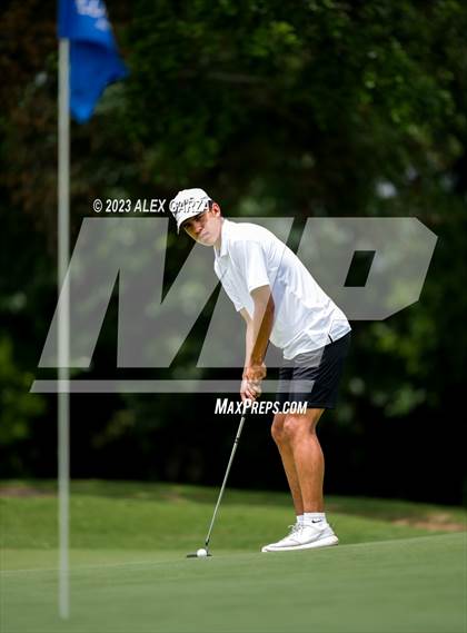 Thumbnail 1 in UIL 1A Boys Golf Finals Round 1 photogallery.