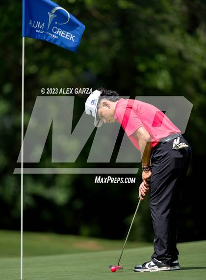 Thumbnail 3 in UIL 1A Boys Golf Finals Round 1 photogallery.