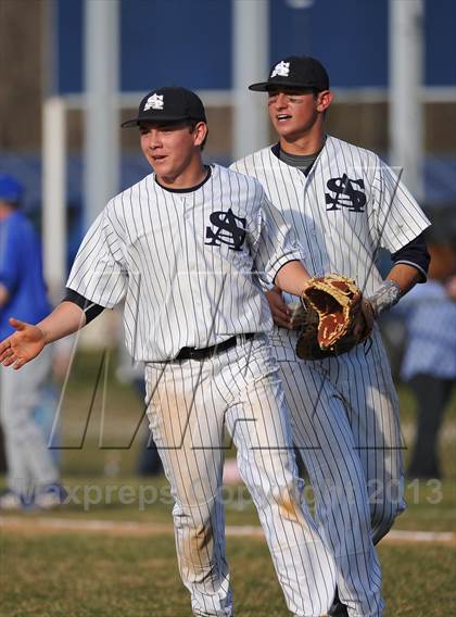 Thumbnail 2 in St. Augustine Prep vs.  Hammonton  photogallery.