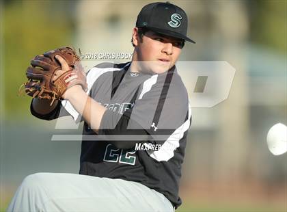 Thumbnail 3 in Salpointe Catholic vs Staley (Lancer Baseball Classic) photogallery.