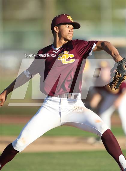 Thumbnail 3 in Salpointe Catholic vs Staley (Lancer Baseball Classic) photogallery.