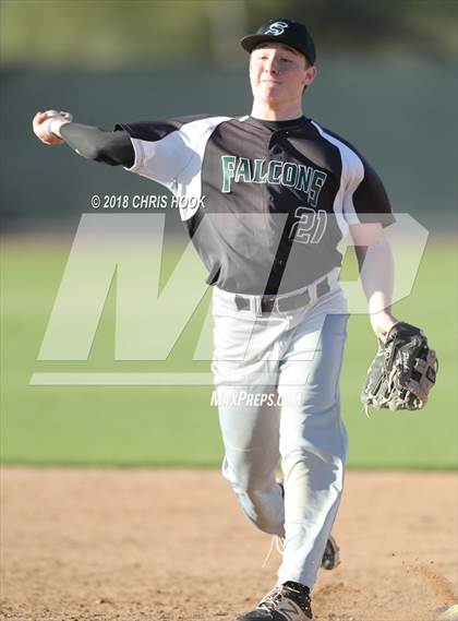 Thumbnail 2 in Salpointe Catholic vs Staley (Lancer Baseball Classic) photogallery.