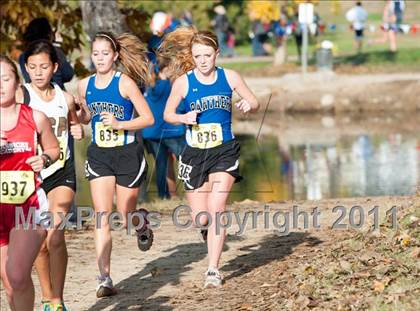 Thumbnail 3 in CIF State Cross Country Championships (Girls Division V) photogallery.