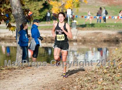 Thumbnail 1 in CIF State Cross Country Championships (Girls Division V) photogallery.