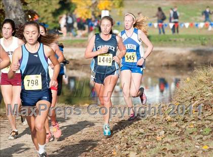 Thumbnail 3 in CIF State Cross Country Championships (Girls Division V) photogallery.
