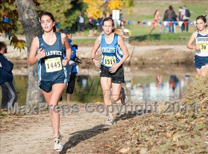Thumbnail 1 in CIF State Cross Country Championships (Girls Division V) photogallery.
