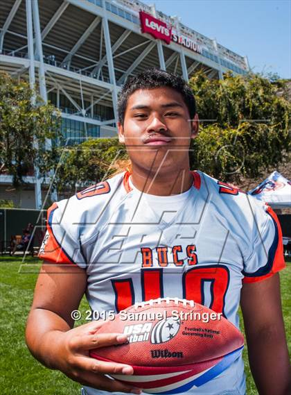 Thumbnail 1 in Balboa (USA Football/MaxPreps Media Day Event) photogallery.