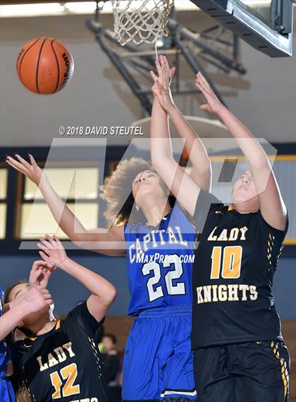 Thumbnail 2 in Capital Christian vs. Rio Linda (Claude Brock Memorial) photogallery.