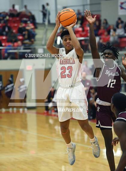 Thumbnail 3 in Magnolia vs. Blytheville (AAAA 4A Regional Playoff) photogallery.