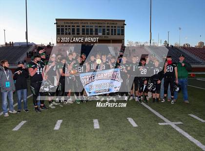 Thumbnail 3 in Fleming vs. Stratton/Liberty (CHSAA 6-Man State Championship) photogallery.