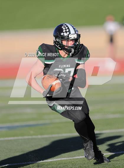 Thumbnail 1 in Fleming vs. Stratton/Liberty (CHSAA 6-Man State Championship) photogallery.