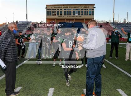 Thumbnail 1 in Fleming vs. Stratton/Liberty (CHSAA 6-Man State Championship) photogallery.