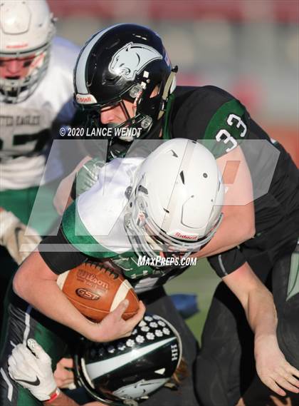 Thumbnail 1 in Fleming vs. Stratton/Liberty (CHSAA 6-Man State Championship) photogallery.