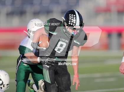 Thumbnail 1 in Fleming vs. Stratton/Liberty (CHSAA 6-Man State Championship) photogallery.