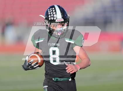 Thumbnail 1 in Fleming vs. Stratton/Liberty (CHSAA 6-Man State Championship) photogallery.