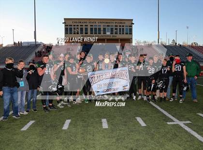 Thumbnail 1 in Fleming vs. Stratton/Liberty (CHSAA 6-Man State Championship) photogallery.