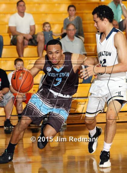 Thumbnail 2 in Hamilton Heights Christian Academy vs. Westtown (City of Palms Classic) photogallery.