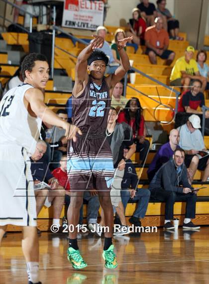 Thumbnail 1 in Hamilton Heights Christian Academy vs. Westtown (City of Palms Classic) photogallery.