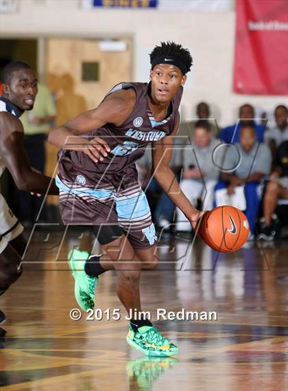 Thumbnail 1 in Hamilton Heights Christian Academy vs. Westtown (City of Palms Classic) photogallery.