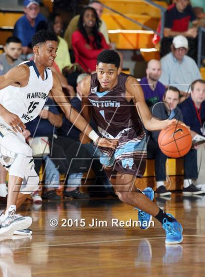 Thumbnail 2 in Hamilton Heights Christian Academy vs. Westtown (City of Palms Classic) photogallery.