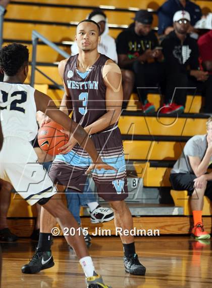 Thumbnail 2 in Hamilton Heights Christian Academy vs. Westtown (City of Palms Classic) photogallery.