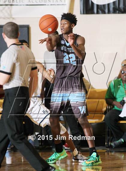 Thumbnail 1 in Hamilton Heights Christian Academy vs. Westtown (City of Palms Classic) photogallery.