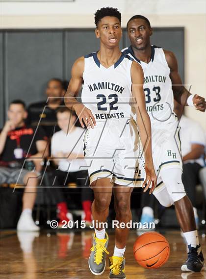 Thumbnail 2 in Hamilton Heights Christian Academy vs. Westtown (City of Palms Classic) photogallery.