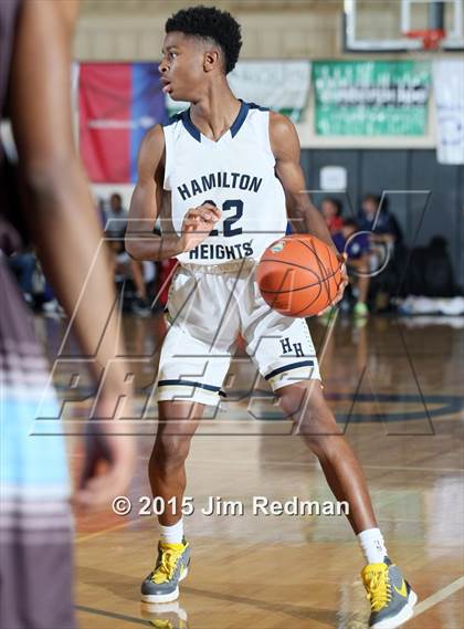 Thumbnail 1 in Hamilton Heights Christian Academy vs. Westtown (City of Palms Classic) photogallery.