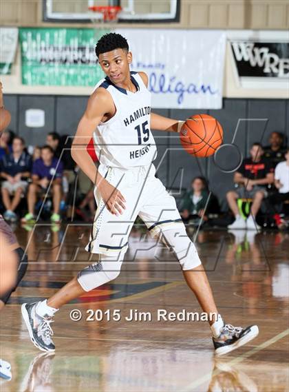 Thumbnail 2 in Hamilton Heights Christian Academy vs. Westtown (City of Palms Classic) photogallery.