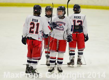 Thumbnail 2 in New Fairfield/Immaculate vs. Masuk (SCC-SWC D3 Semifinal) photogallery.