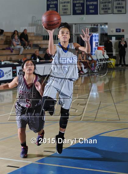 Thumbnail 1 in Cathedral City vs. Rancho Mirage (MaxPreps Holiday Classic) photogallery.