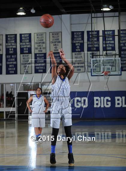 Thumbnail 2 in Cathedral City vs. Rancho Mirage (MaxPreps Holiday Classic) photogallery.