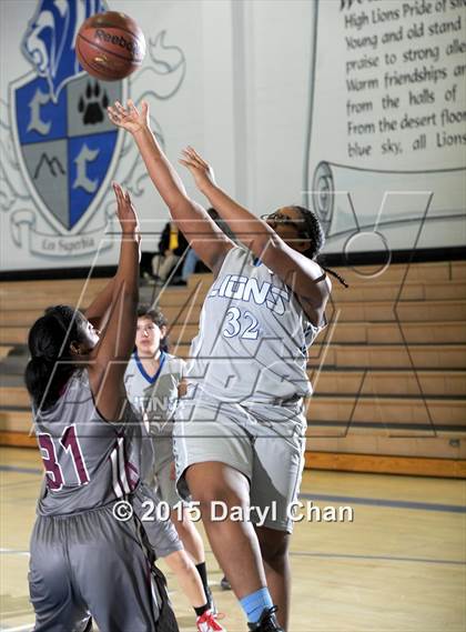 Thumbnail 2 in Cathedral City vs. Rancho Mirage (MaxPreps Holiday Classic) photogallery.
